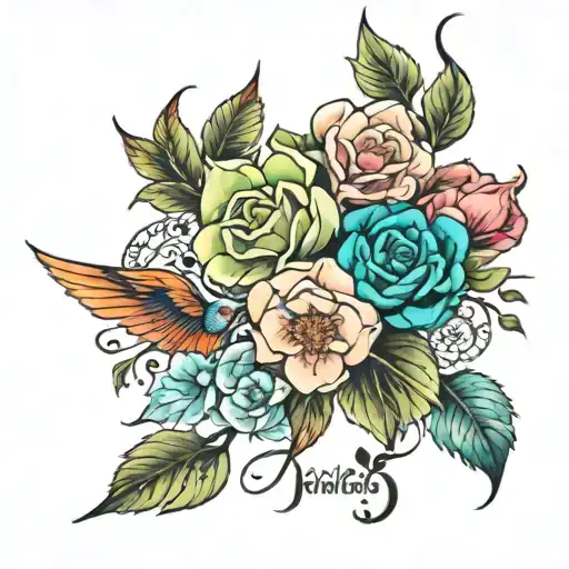 RENATLEYKA & VICTORIA tattoo design idea