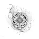 Movement Dance Freedom Fluidity tattoo design idea