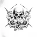 guns n roses tattoo design idea