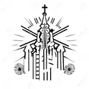 sagrada familia barcelona tattoo design idea