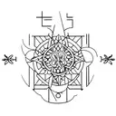 sagrada familia barcelona tattoo design idea