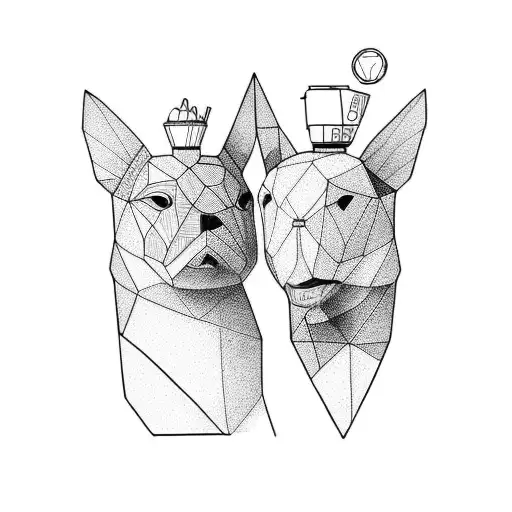 best friends connecting  tattoo design idea