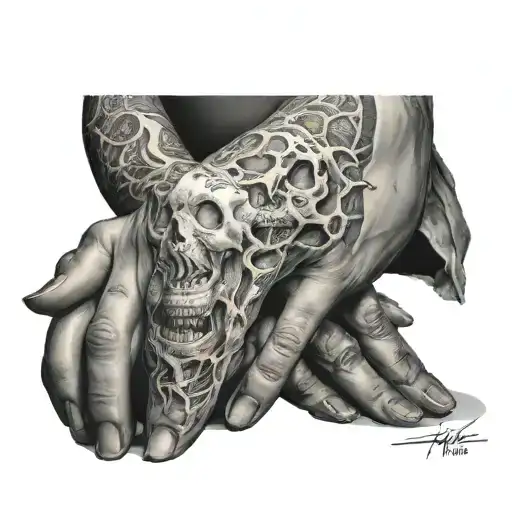 girl stretches her anus with her fingers decompose keep tattoo design idea