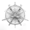 uh60 Blackhawk helicopter  tattoo design idea