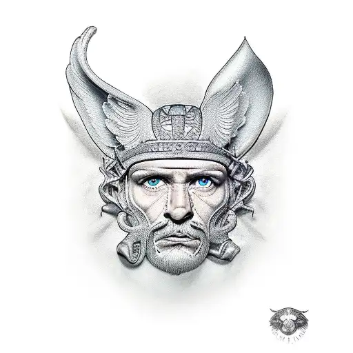 hermes tattoo design idea