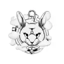 pocket watch with a white rabbit running on the face tattoo design idea