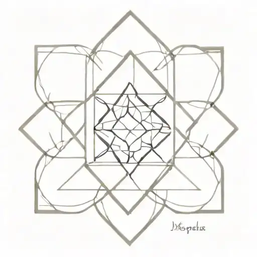 cheap and easy philosophical marcus aurelius inspired tattoo composed of sacred geometry tattoo design idea