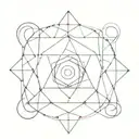 cheap and easy philosophical marcus aurelius inspired tattoo composed of sacred geometry tattoo design idea