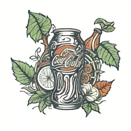 Coca Cola and National Park tattoo design idea
