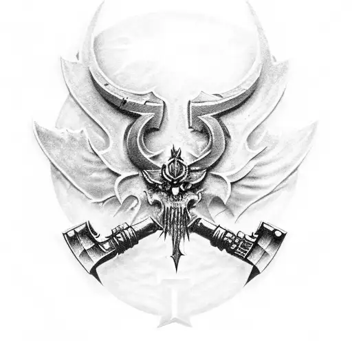 Warhammer 40K inquisition unique tattoo  tattoo design idea