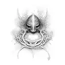 amygdala Bloodborne game tattoo design idea