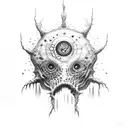 amygdala Bloodborne game tattoo design idea