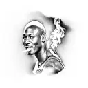 michael jordan shirtless smoking tattoo design idea