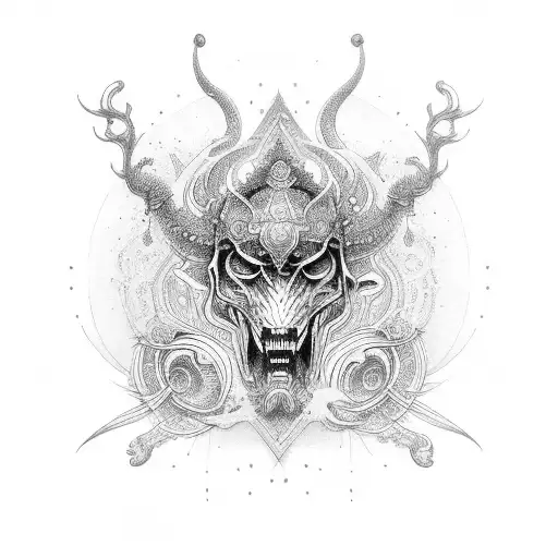 god indra tattoo design idea