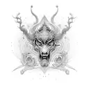 god indra tattoo design idea