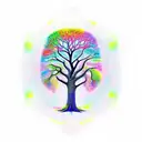 tree of life over top of an elephant tattoo design idea