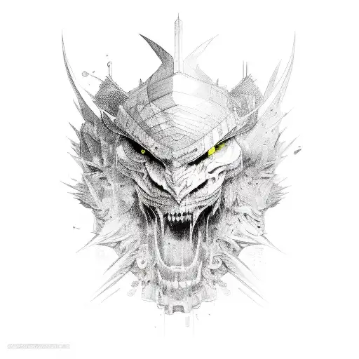 servant savage tattoo design idea