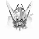 servant savage tattoo design idea