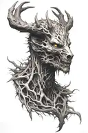 wendigo tattoo design idea