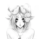 ichigo with wigs tattoo design idea