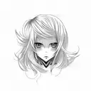 ichigo with wigs tattoo design idea