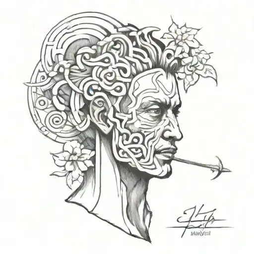 self made 1 of 1 tattoo design idea