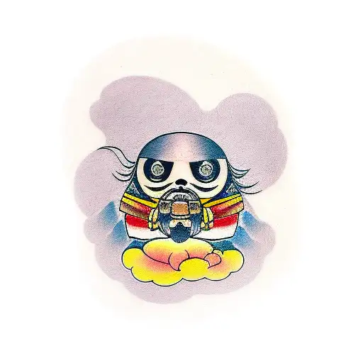 daruma tattoo design idea