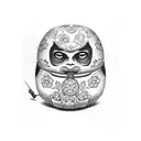 daruma tattoo design idea
