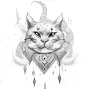 2 daughters and 1 son tattoo design idea