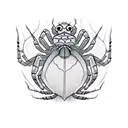 Spider tattoo design idea
