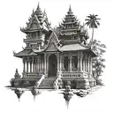cambodian architecture tattoo tattoo design idea