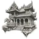 cambodian architecture tattoo tattoo design idea
