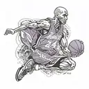 kobe bryant black mamba tattoo design idea
