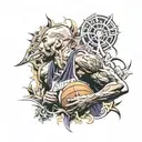 kobe bryant black mamba tattoo design idea