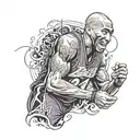 kobe bryant black mamba tattoo design idea