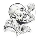 kobe bryant black mamba tattoo design idea