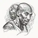kobe bryant black mamba tattoo design idea