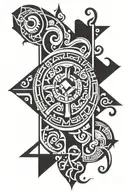 dominican republic tattoo design idea