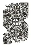 dominican republic symbol tattoo design idea