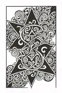 dominican republic symbol tattoo design idea