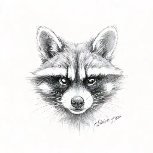 Rocket Raccoon  tattoo design idea