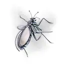 mantis tattoo design idea