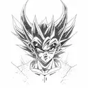 goku tattoo design idea