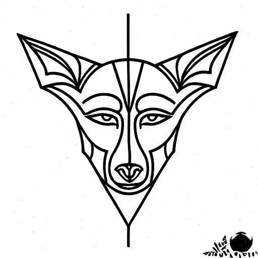 Anubis tattoo design idea