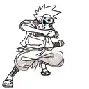 naruto with luffy tattoo design idea