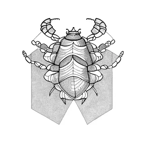 hermit crab tattoo design idea