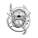hermit crab tattoo design idea