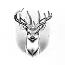 deer tattoo design idea