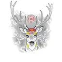 deer tattoo design idea