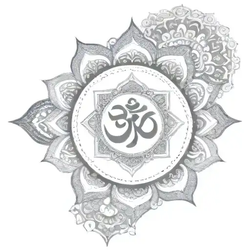 karma dharma moksha tattoo design idea